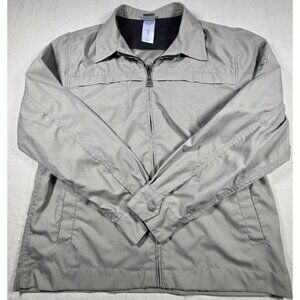 VTG Quicksilver Windbreaker Jacket Men’s XXL Brown Lightweight Full Zip 09/2012